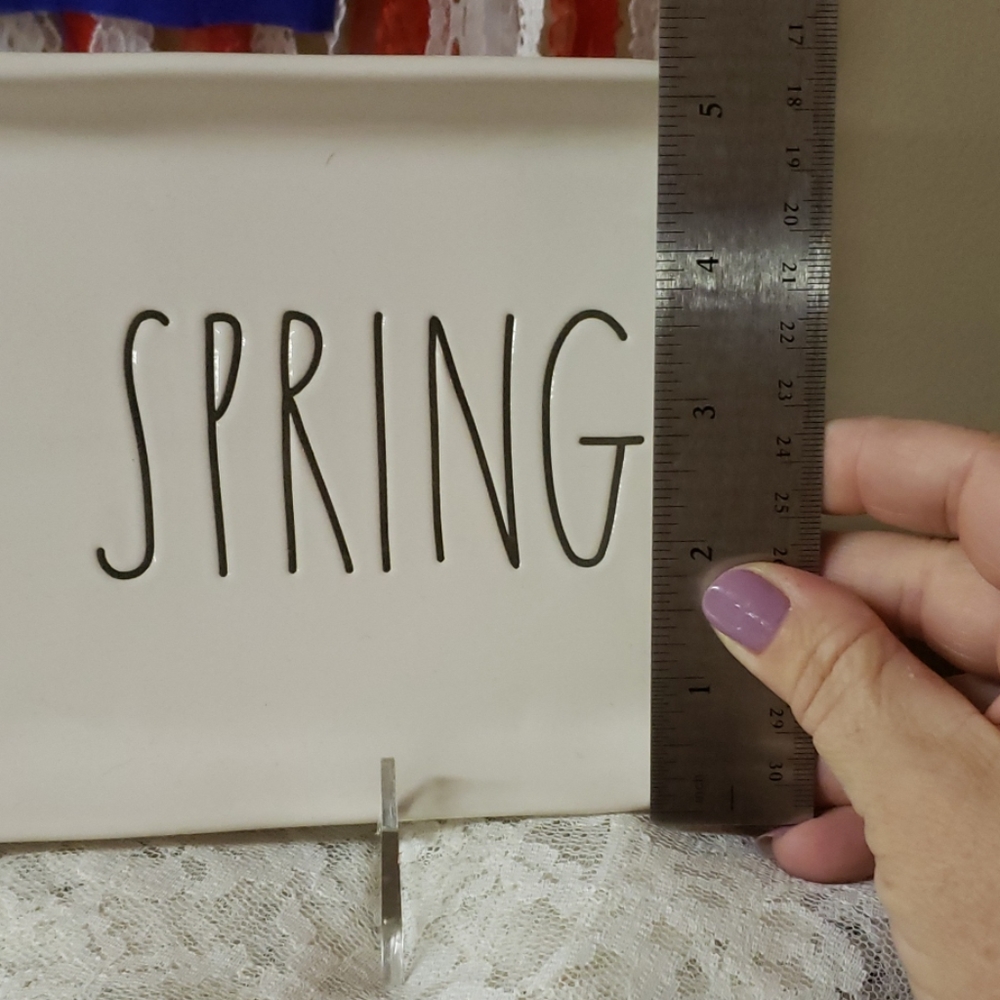 Rae Dunn Spring Small Platter - Picture 2 of 3